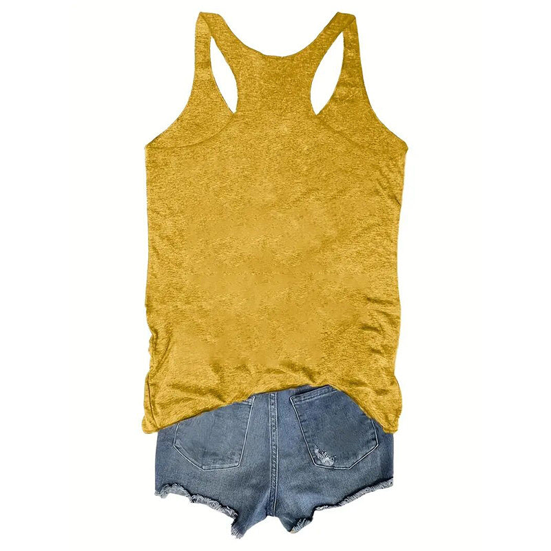 Women's 5-Pack Racerback Tank Tops Summer Casual Sleeveless Crew Neck Basics Vest